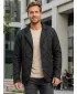 Herrenjacke KIXMI KRISPEN SCHWARZ