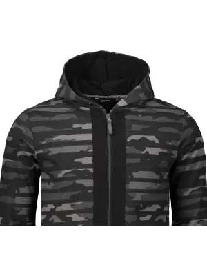 Erweitertes Herren-Sweatshirt KIXMI KOBEY SCHWARZ