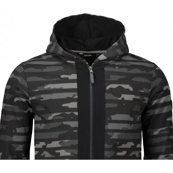  Erweitertes Herren-Sweatshirt KIXMI KOBEY SCHWARZ 