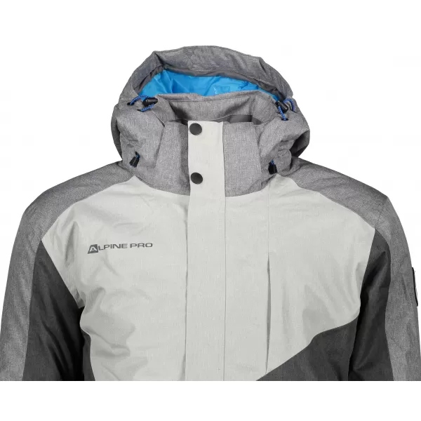  Herren -Skijacke ALPINE PRO SARDAR 4 MJCS450 GRAU 