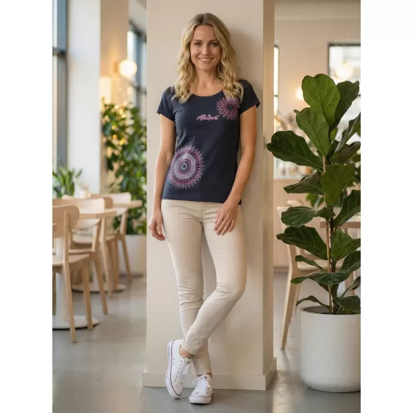  Damen-T-Shirt ALTISPORT ALW024122 BLAU ROSA 