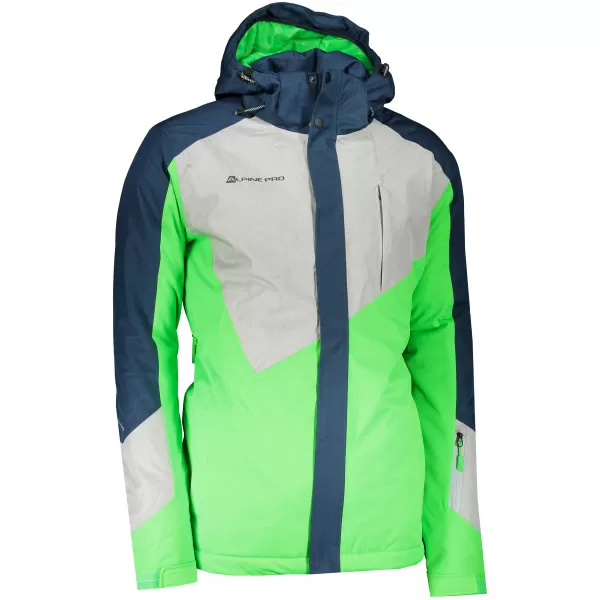  Herren -Skijacke ALPINE PRO SARDAR 4 MJCS450 GRÜN 