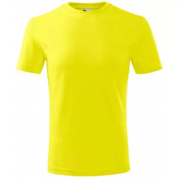  Kinder-T-Shirt MALFINI CLASSIC NEW 135 ZITRONE 