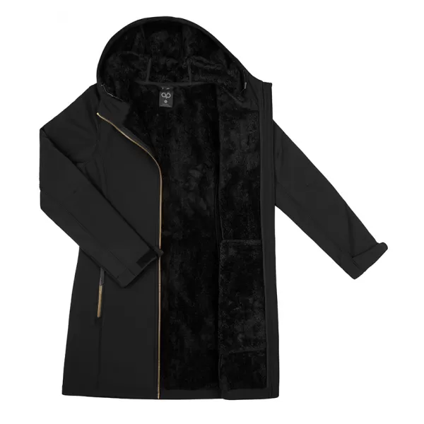  Softshell-Mantel für Damen LOAP LYWIENA SFW2014 SCHWARZ 