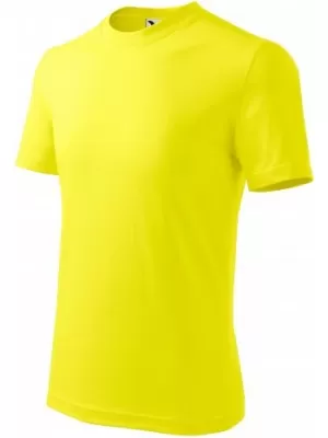 Kinder-T-Shirt MALFINI BASIC 138 ZITRONE
