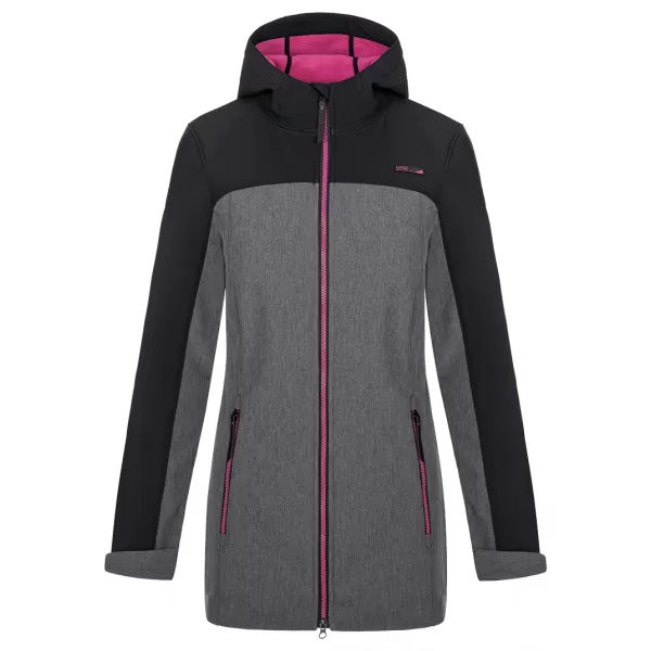  Softshell-Mantel für Damen LOAP LYANA SFW2018 SCHWARZ 