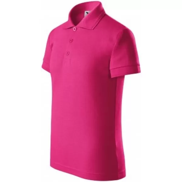  Kinder-T-Shirt mit Kragen MALFINI PIQUE POLO 222 MAGENTA 