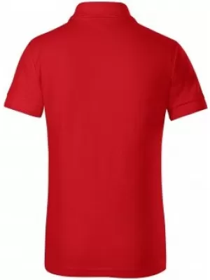 Kinder-T-Shirt mit Kragen MALFINI PIQUE POLO 222 ROT