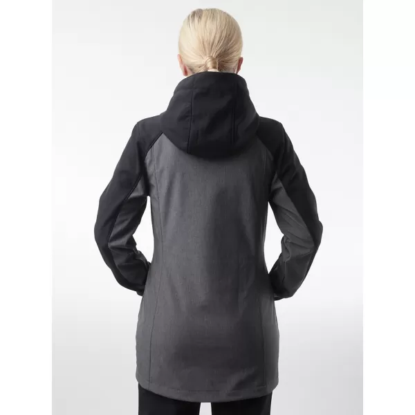  Softshell-Mantel für Damen LOAP LYANA SFW2018 SCHWARZ 