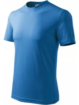 Kinder-T-Shirt MALFINI BASIC 138 AZURBLAU