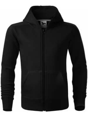 Kinder-Sweatshirt MALFINI TRENDY ZIPPER 412 SCHWARZ