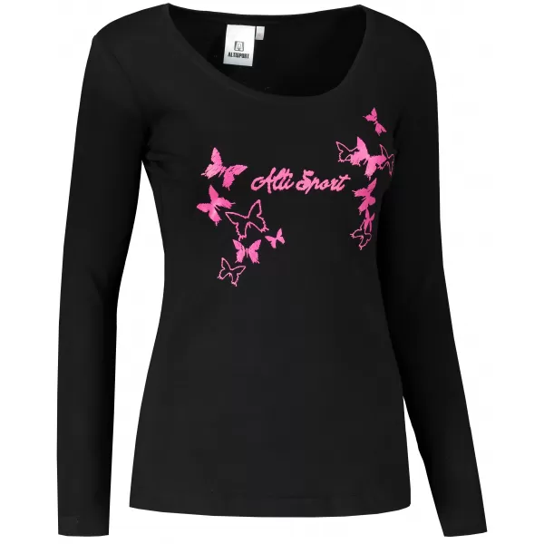  Damen-T-Shirt ALTISPORT ALW011169 SCHWARZ 