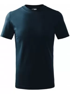 Kinder-T-Shirt MALFINI BASIC 138 MARINEBLAU