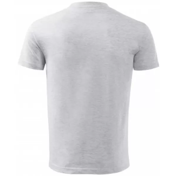  Kinder-T-Shirt MALFINI CLASSIC NEW 135 HELLGRAUE AKZENTE 