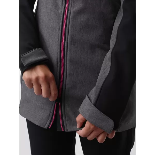  Softshell-Mantel für Damen LOAP LYANA SFW2018 SCHWARZ 