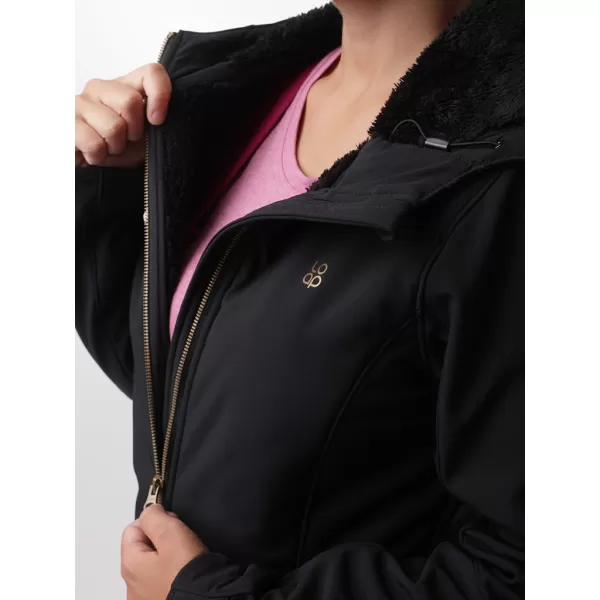  Softshell-Mantel für Damen LOAP LYWIENA SFW2014 SCHWARZ 
