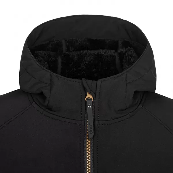  Softshell-Mantel für Damen LOAP LYWIENA SFW2014 SCHWARZ 