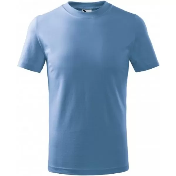  Kinder-T-Shirt MALFINI BASIC 138 HIMMELBLAU 