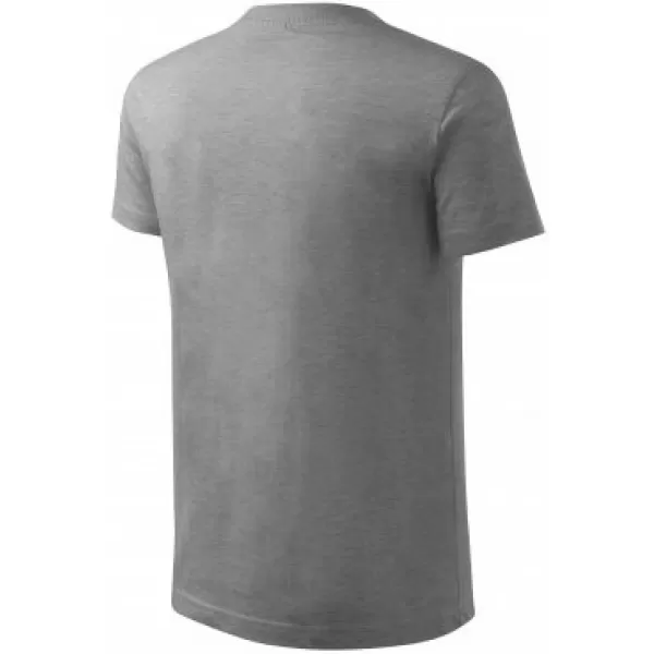  Kinder-T-Shirt MALFINI CLASSIC NEW 135 DUNKELGRAUE HIGHLIGHTS 