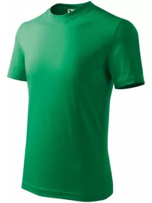 Kinder-T-Shirt MALFINI BASIC 138 MITTELGRÜN