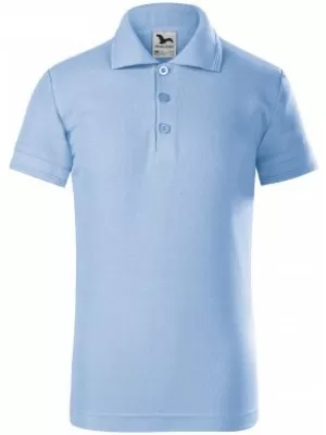 Kinder-T-Shirt mit Kragen MALFINI PIQUE POLO 222 HIMMELBLAU