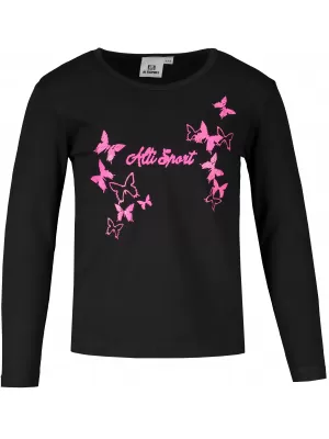 Mädchen-T-Shirt ALTISPORT ALK011121 SCHWARZ
