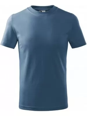 Kinder-T-Shirt MALFINI BASIC 138 DENIM