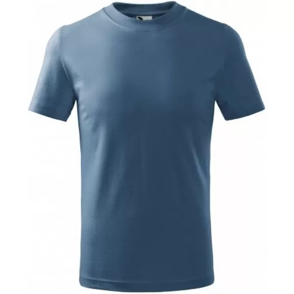  Kinder-T-Shirt MALFINI BASIC 138 DENIM 