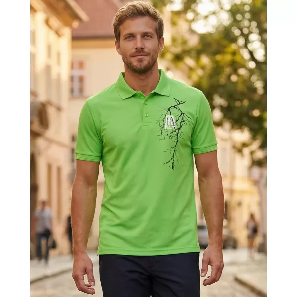  Pánské triko ALTISPORT CARRYOVER ALM027203 APPLE GREEN 