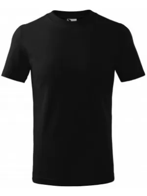 Kinder-T-Shirt MALFINI CLASSIC 100 SCHWARZ