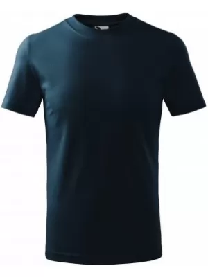 Kinder-T-Shirt MALFINI CLASSIC 100 MARINEBLAU