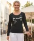 Damen-T-Shirt ALTISPORT ALW011169 MARINE/WEIß