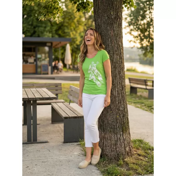  Damen-T-Shirt ALTISPORT ALW034122 APFELGRÜN 