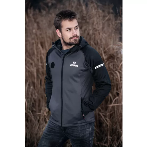  Sport-Sweatshirt für Herren ALTISPORT PIUMAN DUNKELGRAU 