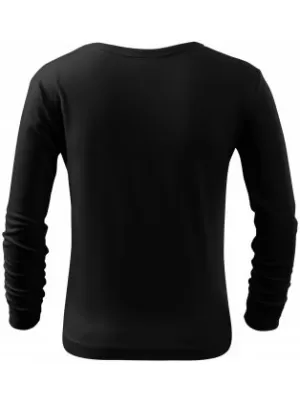 Kinder-T-Shirt MALFINI FIT-T LS 121 SCHWARZ