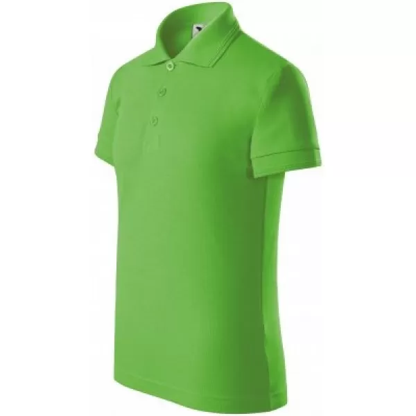  Kinder-T-Shirt mit Kragen MALFINI PIQUE POLO 222 APFELGRÜN 
