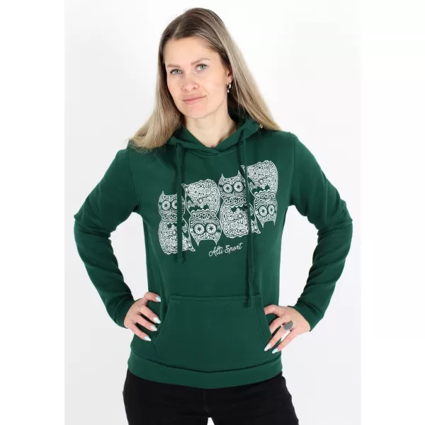  Damen-Sweatshirt ALTISPORT ALW005JN795 DUNKELGRÜN 