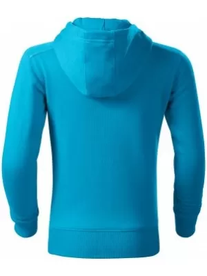 Kinder-Sweatshirt MALFINI TRENDY ZIPPER 412 TÜRKIS