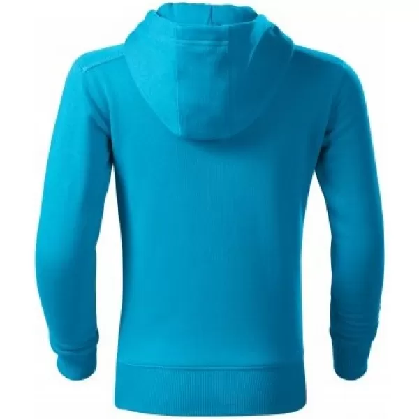  Kinder-Sweatshirt MALFINI TRENDY ZIPPER 412 TÜRKIS 