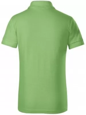 Kinder-T-Shirt mit Kragen MALFINI PIQUE POLO 222 GRASGRÜN