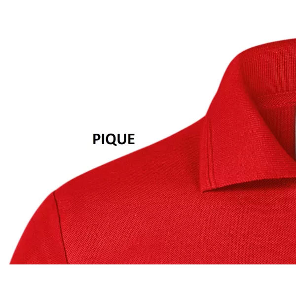  Kinder-T-Shirt mit Kragen MALFINI PIQUE POLO 222 ROT 