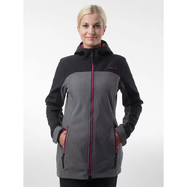  Softshell-Mantel für Damen LOAP LYANA SFW2018 SCHWARZ 