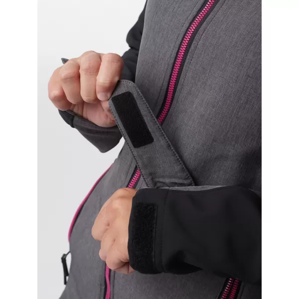  Softshell-Mantel für Damen LOAP LYANA SFW2018 SCHWARZ 