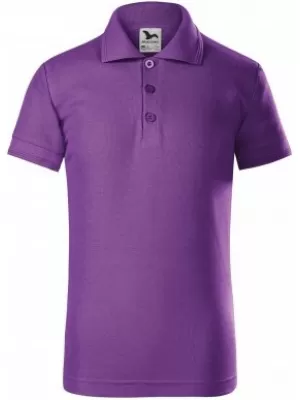 Kinder-T-Shirt mit Kragen MALFINI PIQUE POLO 222 LILA