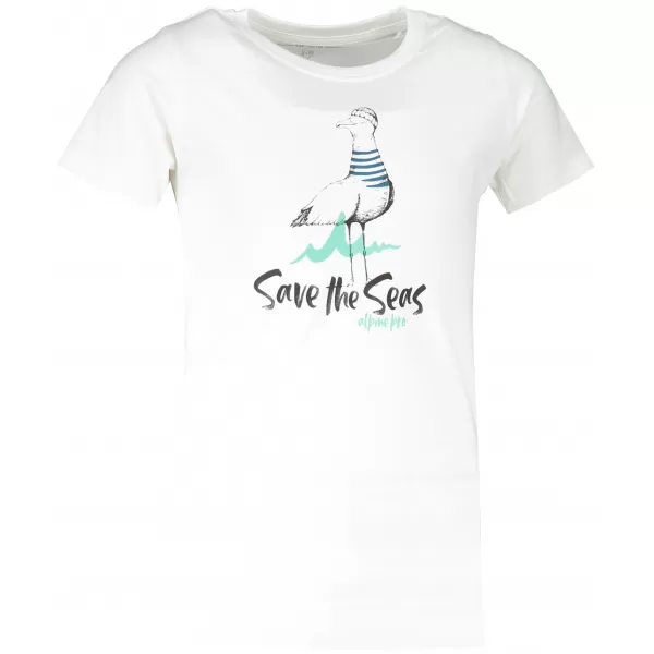  T -Shirt ALPINE PRO EKOSO KTST330 WEIß 
