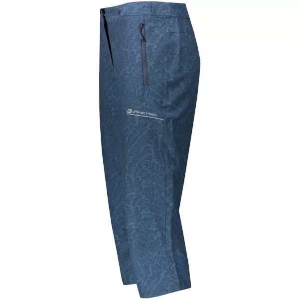  Frauen 3/4 Hosen ALPINE PRO HYDA 2 LPAT385 BLAU 
