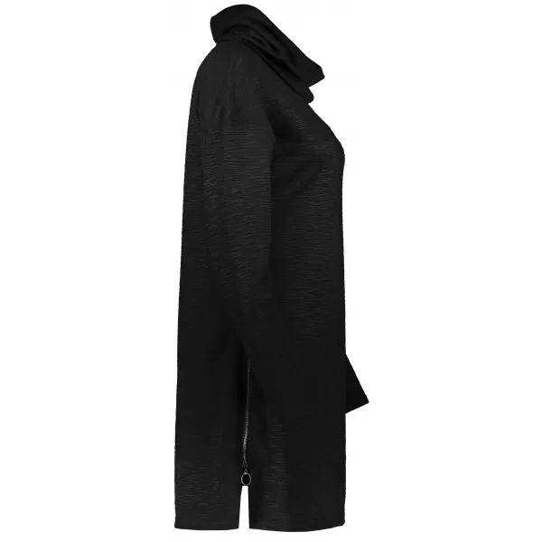 Erweitertes Damen-Sweatshirt KIXMI LUCKY SCHWARZ 