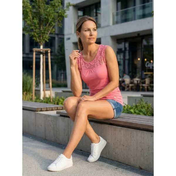  Damen-Tanktop KIXMI LAVETTE ROSA 