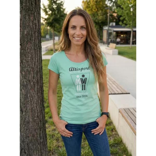  Damen-T-Shirt ALTISPORT ALW049122 MINZE 