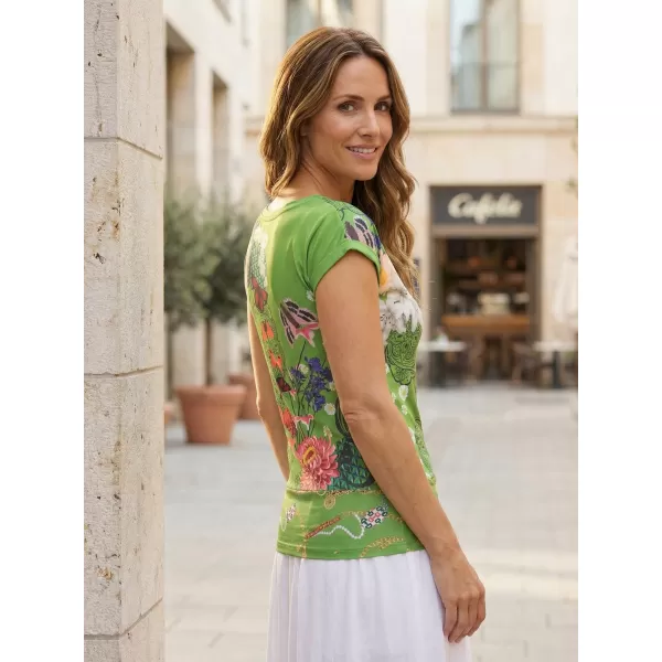  Damen-T-Shirt KIXMI LAILA GRÜN 